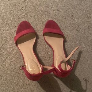 Cute hot pink dressy heels